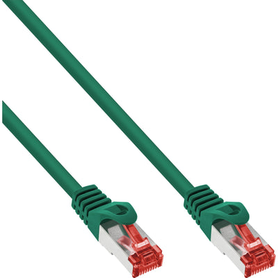 Inline Network Cable S/FTP Pimf CAT.6 250MHZ Pvc Cobre Green 15M — image 1