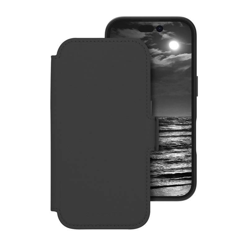 DBRAMANTE1928 Lynge Ms Icon Case For Iphone 16 Folio Black
