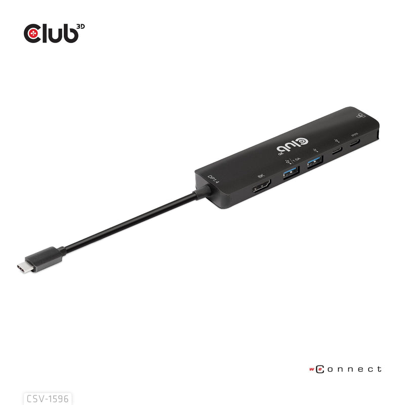 CLUB3D USB-6-IN1-HUB USB-C HDMI/2x USB/2x USB-C/RJ45 100W Retail