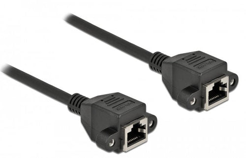 Delock Cable 87012 Network Black 5M CAT.6A S/FTP (s-STP) — image 1