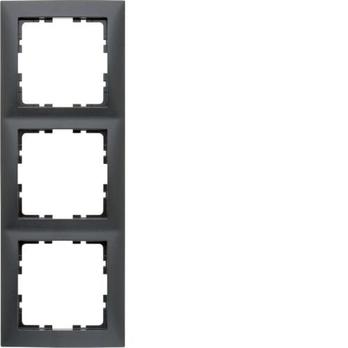 Berker 10139949 Frame 3VÍAS S.1 Antracita, Matte