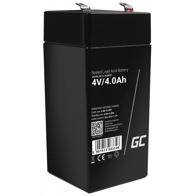Greencell Battery Agm Vrla 4V 4AH