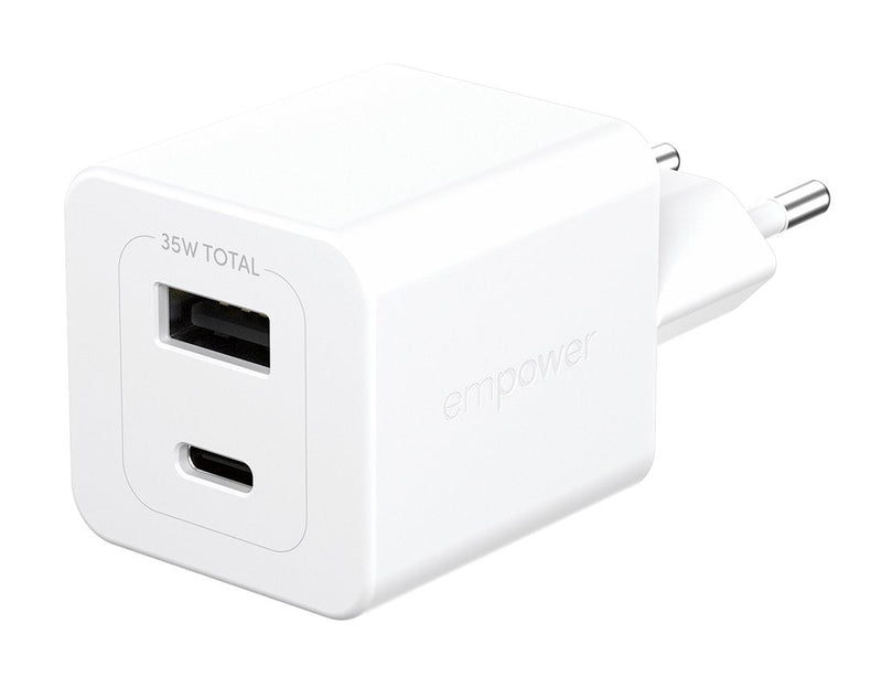 Panzerglass Empower™ By ® Turbo 35W Charger Incl. USB-C + USB-A Eu Plug Silver White Smartphone White Power Al