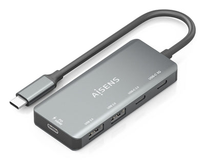 Aisens Hub USB 3.1 Usb-c, USB-C/M-1x USB-C Pd 100W + 1x USB-C USB 3.0/H+1x USB-C USB 2.0/H+2x USB-A USB 2.0/H, — image 1