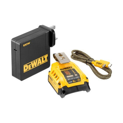 Dewalt Charger Combinado DCB094K, With Función Power Bank Black/Yellow Todas Batteries Xr Flexvolt 18 Voltios  — image 1