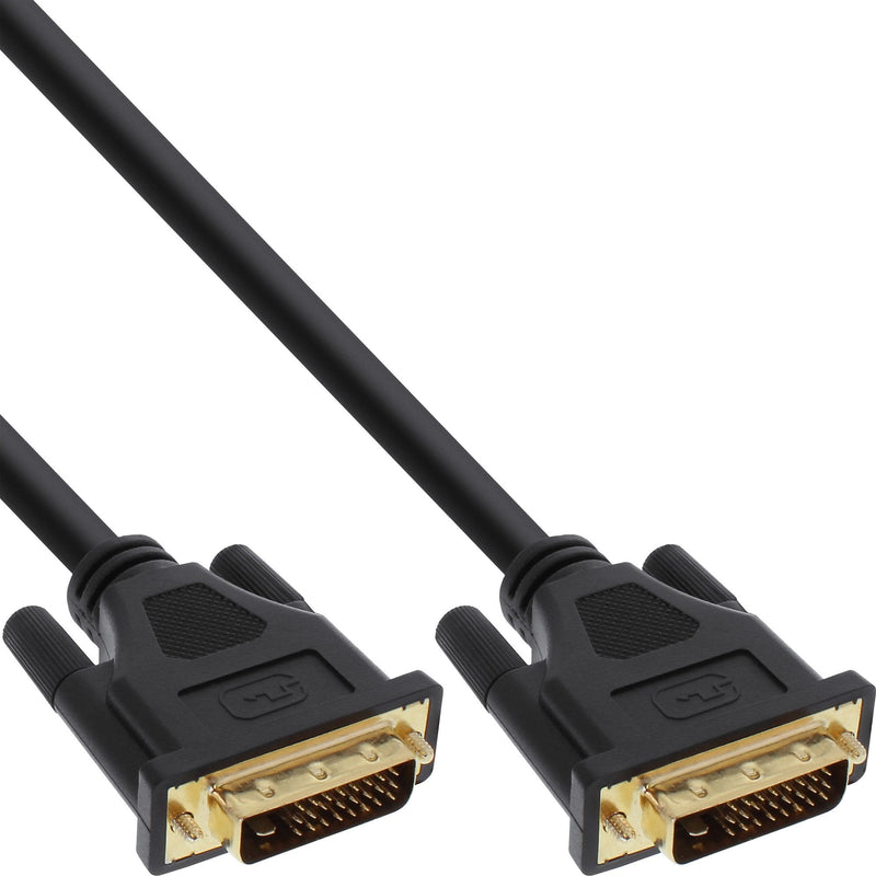 Inline Cable DVI-d Premium 24 + 1 Male a Male Dual Link 1M