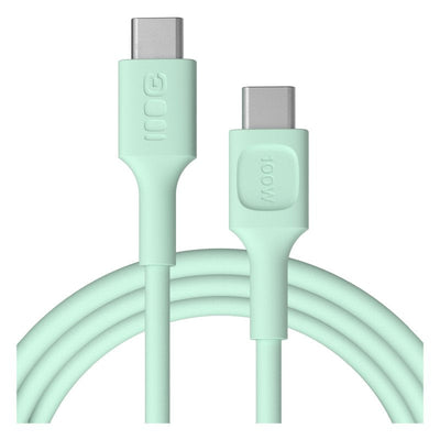 Green Cell USB-C To USB-C Cable Powerflex 100W 2M Green - Silicone — image 1