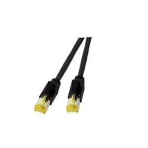 Efb RJ45 Network Cable CAT.6A S FTP Lszh Draka UC900 TM31 Black 0,5M — image 1