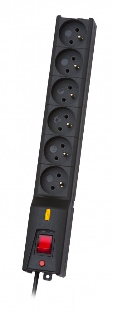 Lestar Lx 610G-A K.:cz 3.0M Base Múltiple 5M 230 Salidas AC Indoor Black