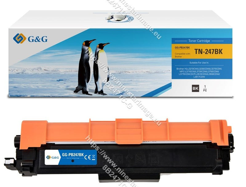 G&g Toner Compatible With Brother TN-247BK