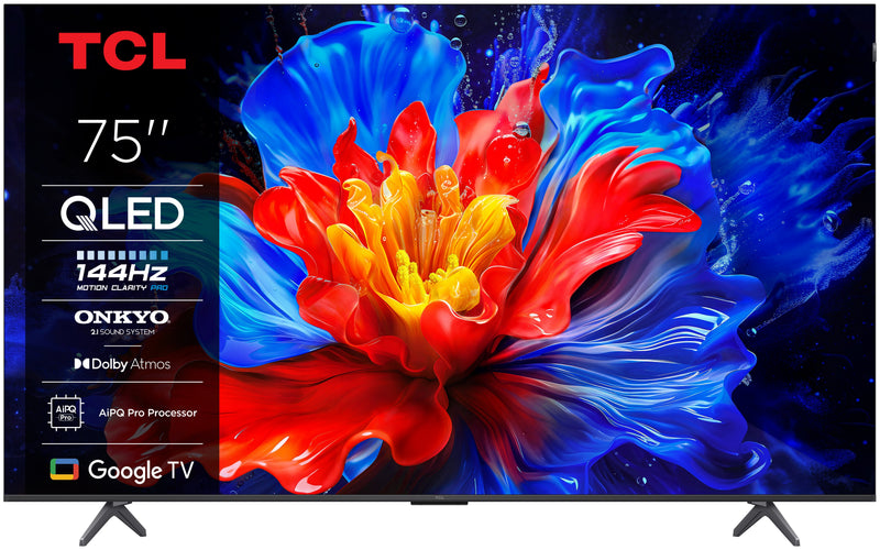 Tcl TV 75P8K Smart TV 75 QLED UHD 4K Hdr 144 HZ