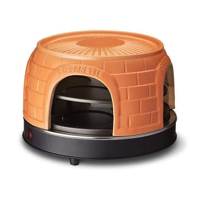 Emerio Hornos PO-116124 Fabricante Pizza X 8 Pizza(s) 1500W Black Orange — image 1