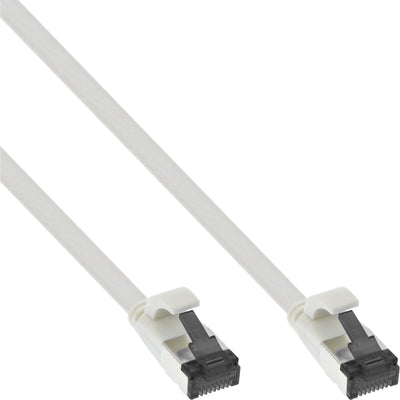 Inline Network Cable Flat , U/FTP, CAT.8.1, Tpe Libre Halógenos, White 1,5M — image 1