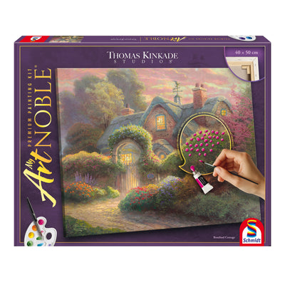 Schmidt Spiele My Artnoble Thomas Kinkade - Rosebud Cottage, Pintura 46165 — image 1