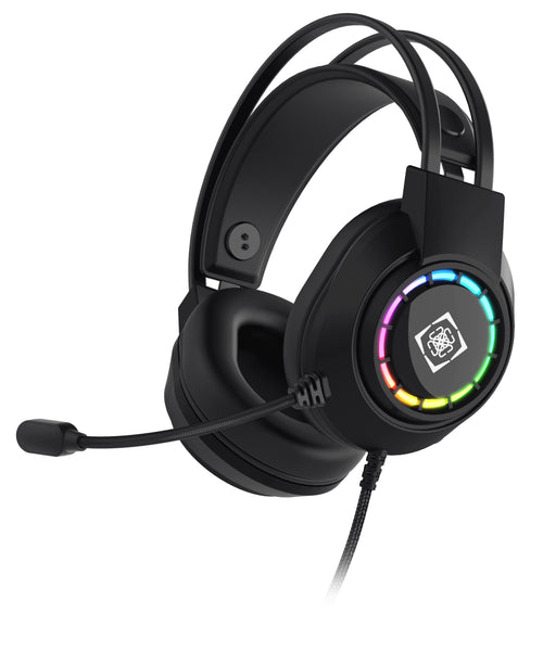 Deltaco Headset Gaming Stereo DH2020 USB RGB Black — image 1