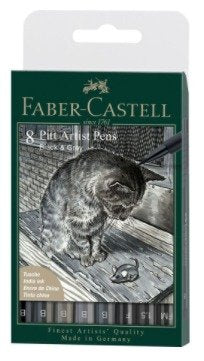 Faber-castell 167171 Marker Black Grey 1 Pieces