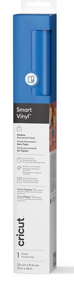 Cricut 2011606 Vinilo Adhesive Permanente Blue Matte — image 1