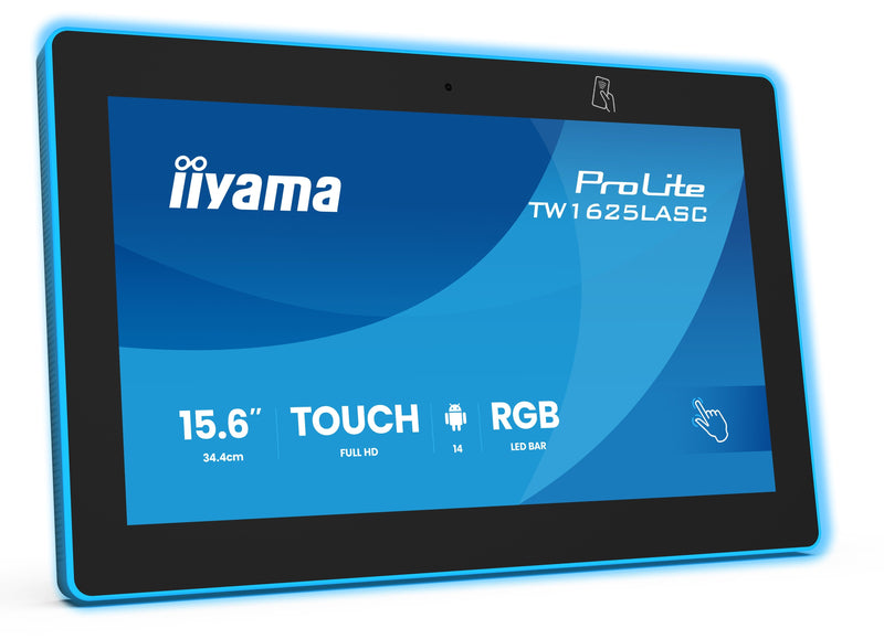 Iiyama TW1625LASC-B3PNR Pantalla Señalización Panel Plano Interactivo 39,6CM (15.6) LED Wi-Fi 450 Cd / M² Full HD