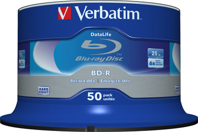 Verbatim Datalife 6X Bd-r 25GB 50 Pieces 43838 — image 1