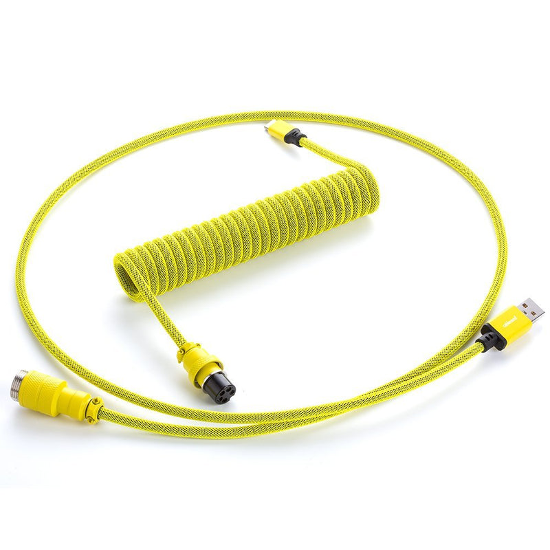 Cablemod Pro Coiled Keyboard USB Cable -c a USB Type a, Dominator Yellow - 150CM