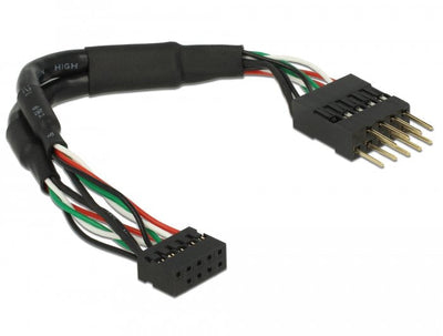 Delock Cable USB 2.0 Pfomenh 2.0MM Pfomenm 2.54MM 12CM — image 1