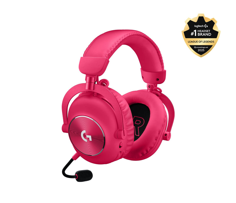 Logitech Headphones G Pro X2 Lightspeed Magenta 981-001275