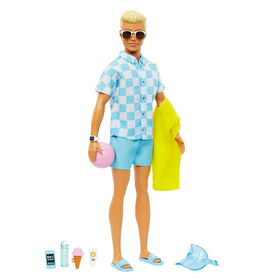 Mattel Barbie Beach Day Ken HPL74 — image 1