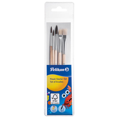 Pelikan Set Of 5 Brushes Principiantes PI5 / Sb — image 1