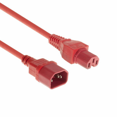 Powercord C14 - C15 Red 5M — image 1