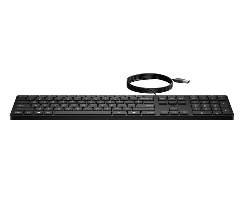 HP 320K Wired Keyboard Office USB Black