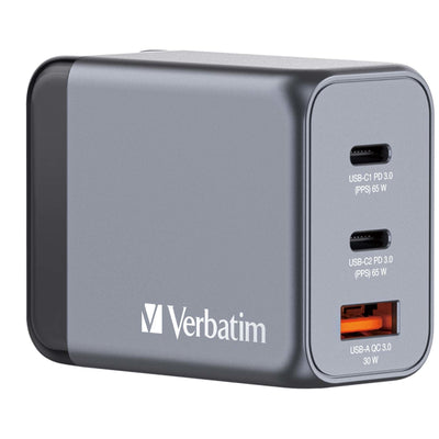 Verbatim Wall Charger Universal GNC-65 2x USB Type-c 1x USB 65W — image 1