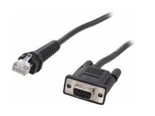 Zebra CBA-RF5-S07ZAR Cable Serie Black 0,82296M dB-9 RJ-45 — image 1