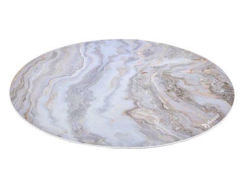 Arozzi Zona Round Floor Pad - White Marble — image 1