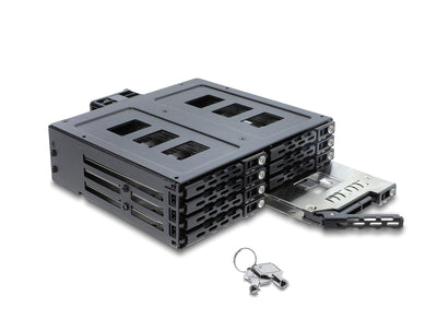 Delock 5.25? Bastidor Removable 8 X 2.5? SATA Or Sas HDD SSD With Lock — image 1