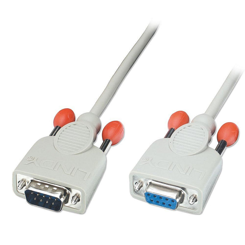 Lindy 31519 Cable Serie Grey 2M RS232 9P-SUBD M/H