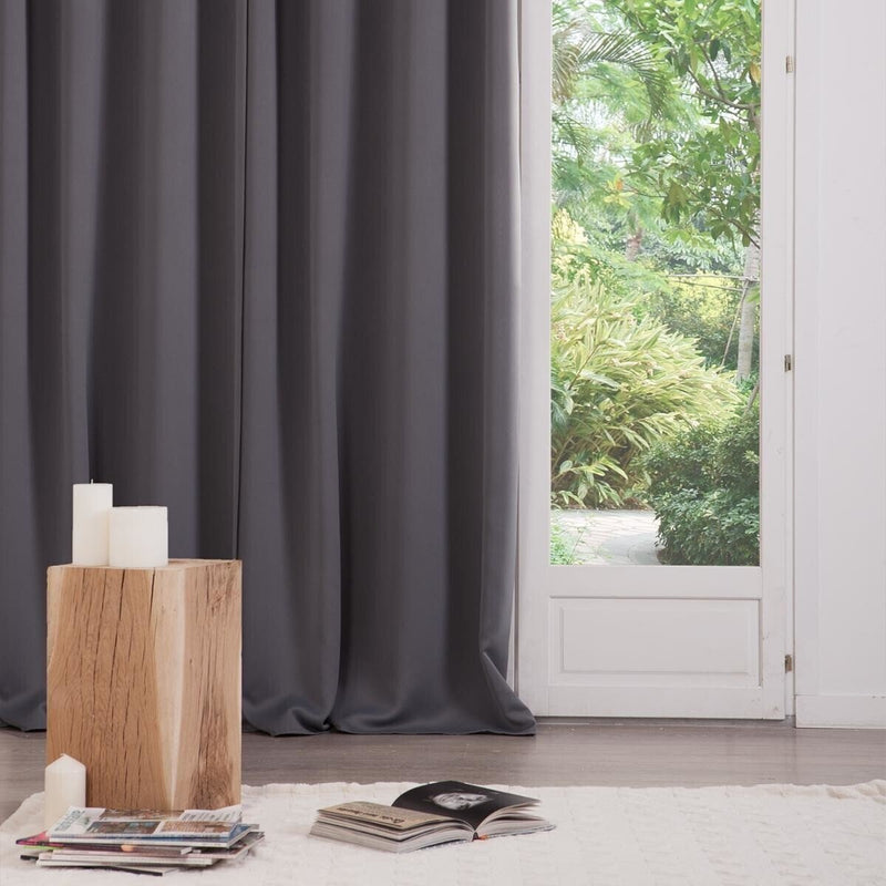 Pack 2 Unid. Curtain Ocultación Grey 135X240CM