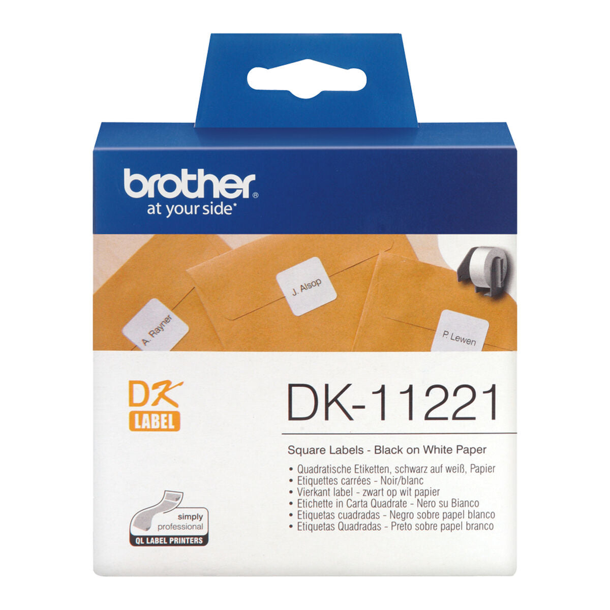 Brother Printer Labels Brother Dk11221 White