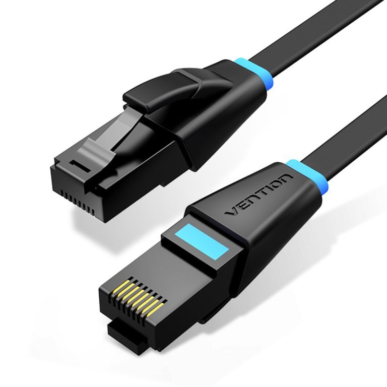Vention Flat CAT.6 UTP Patch Cacabl Ble 40M Black