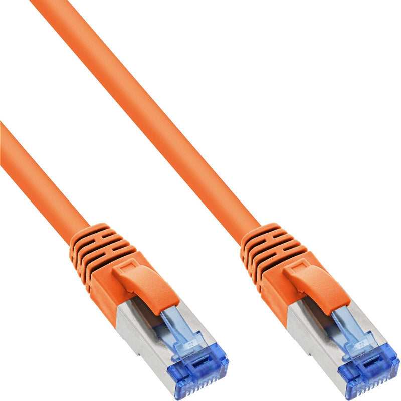 Inline Network Cable S/FTP Pimf CAT.6A Libre Halógenos 500MHZ Orange 1.5M
