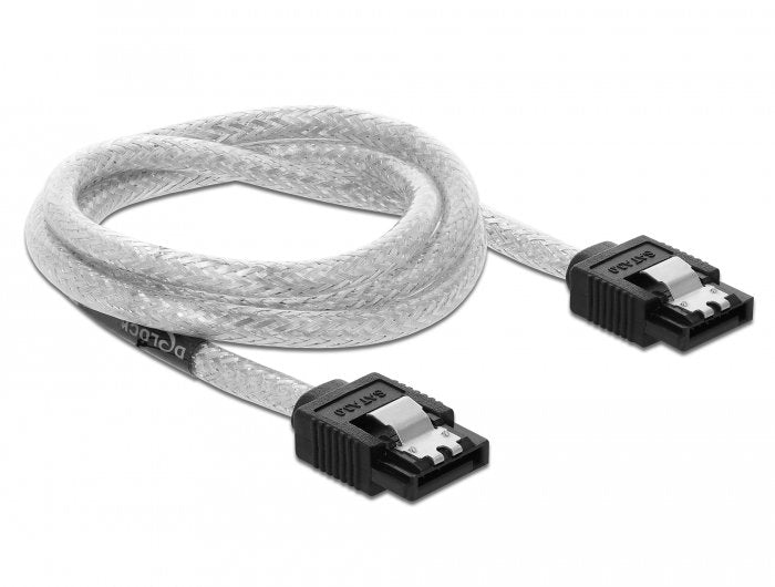 Delock SATA 6GB S Cable 70CM Transparent