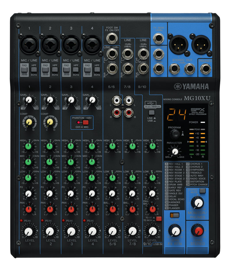 Yamaha MG10XU Desk Mezclas 10 Canales