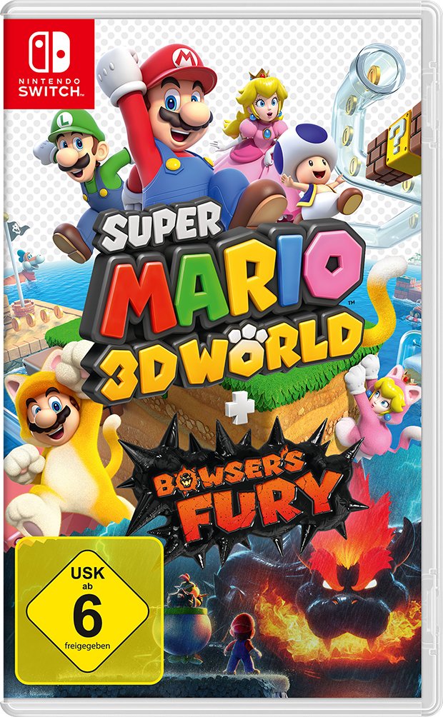 Nintendo Set Switch Super Mario 3D World + Bowser's Fury, German English 10004552