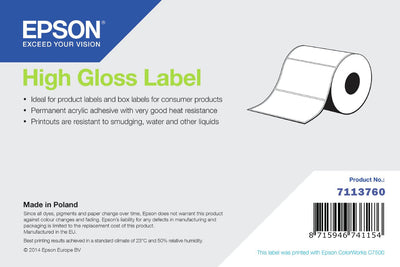 Epson High Gloss Label Printer Self-adhesive — image 1