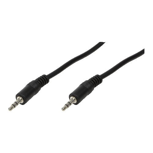 Logilink Cable Audio Jack 3.5M/M 2M Black CA1050