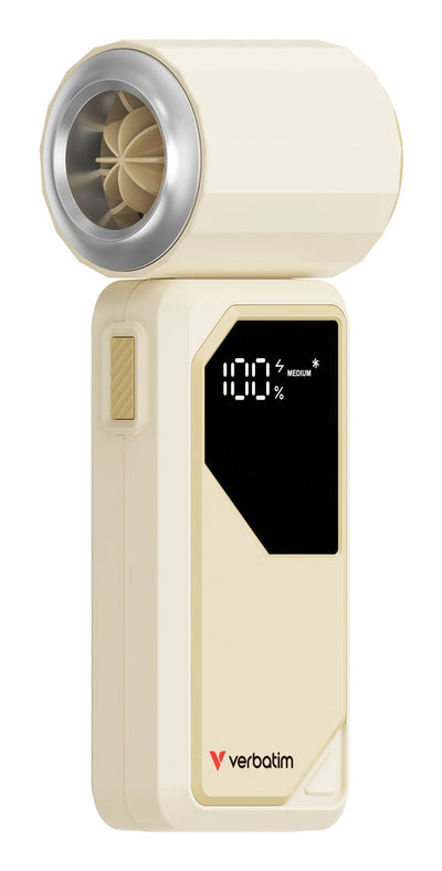 Verbatim Cool'n'go Airjet Handheld Fan White/Silver 32341 — image 1