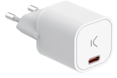 Ksix Wall Charger GaN USB-C Mini 30W White — image 1