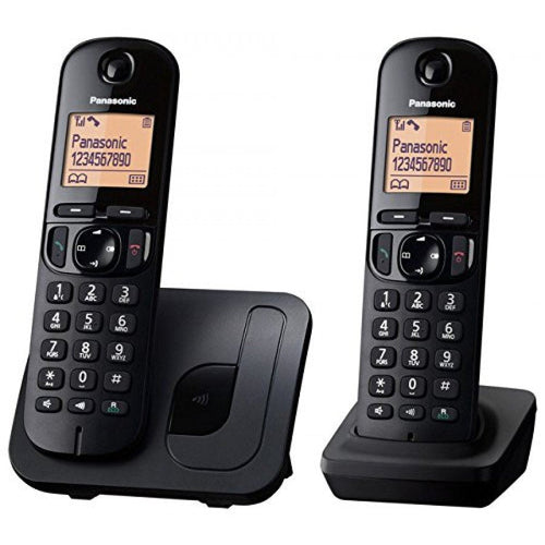 Panasonic Phone KX-TGC212 Dect Identificador Llamadas Black — image 1