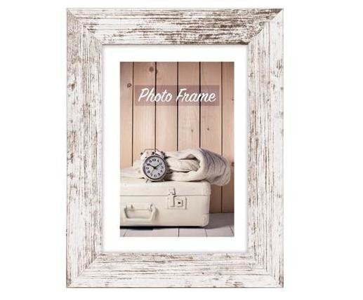 Zep Frame Wood Nelson 6 White/Brown 15X20 V21686