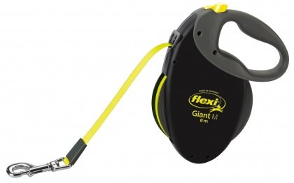 Trixie Neon Giant M 8M Black, Yellow Dog Retractable Lead