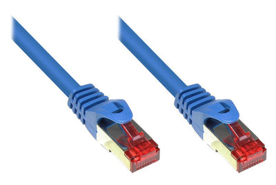 Goodconnections Network Cable With Protector Pestaña, CAT.6, S FTP, Pimf, Pvc, 250MHZ, Blue 15M, — image 1